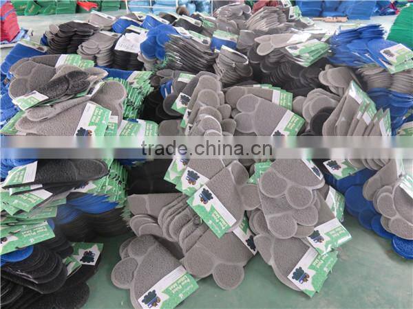 Small Quantity custom size custom design PVC coil cat litter mat/6 kinds design cat litter cat/Beige PVC coil kitty litter mat