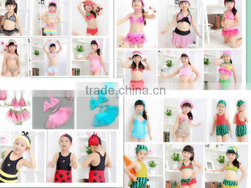 2015 new arrival lovely baby swimsuit kids swimsuit