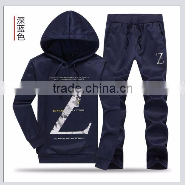 Men 2 pieces sweatshirt Hoodie with 3d printing sweatshirt