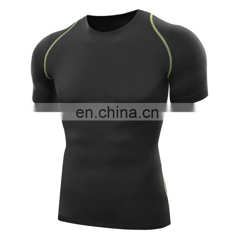 Black and white comfortable sports compression wear for fitness