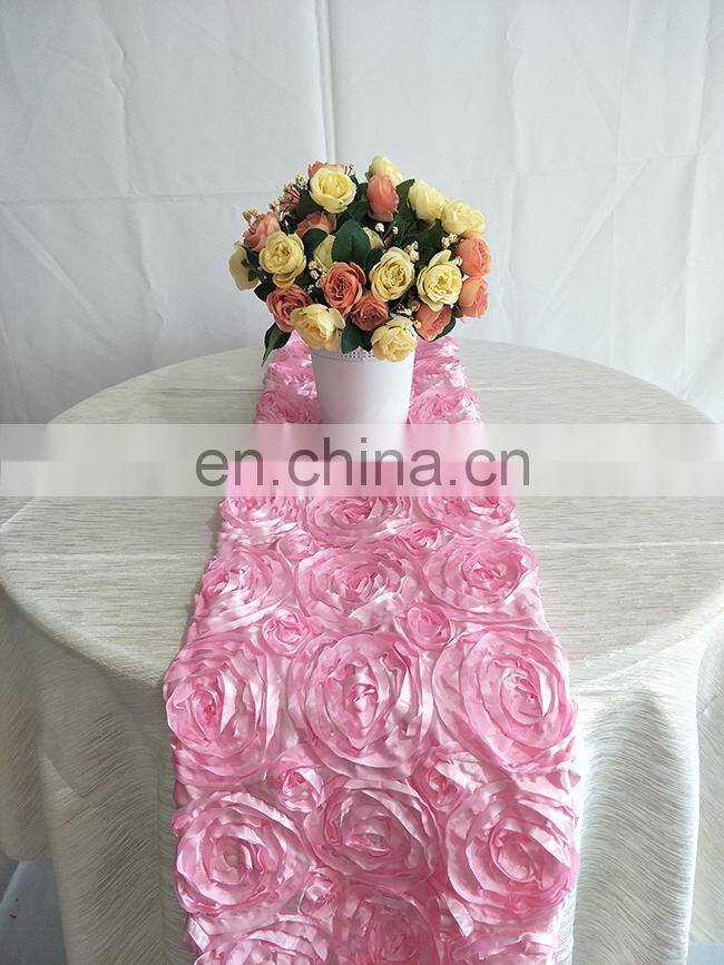 Cheap Satin Custom Made Size Or Color Table Runner Wedding