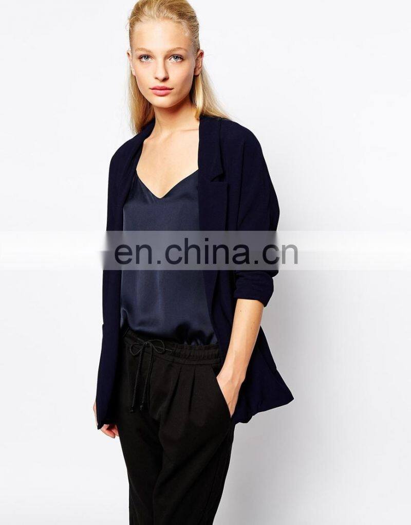 Hot sale women blazer latest fashion ladies casual dresses for cultivate one's morality suit jacket