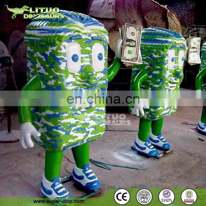 Outdoor Fiberglass Decorative Figure Sculpture