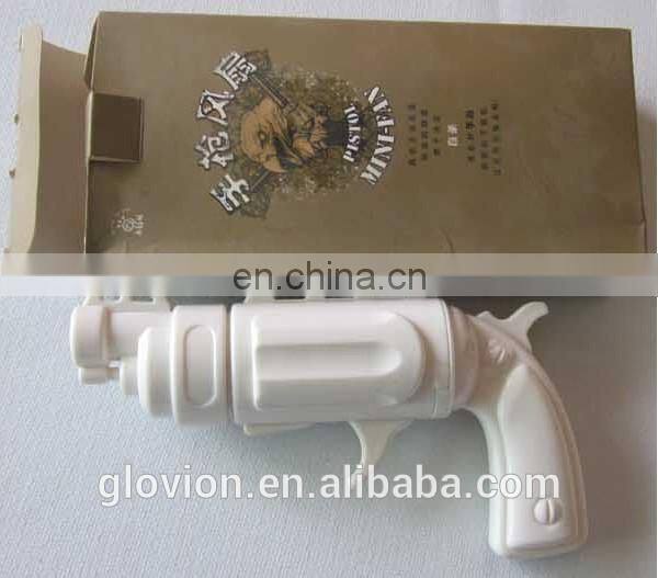 Hot Sale cool gun fan mini handheld fan gun shape fan for kids toy