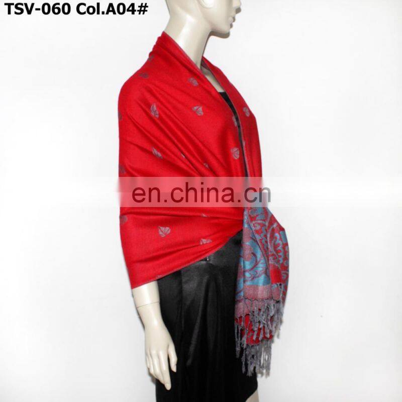 Feeling soft high quality spanish flamenco manton pashmina shawl