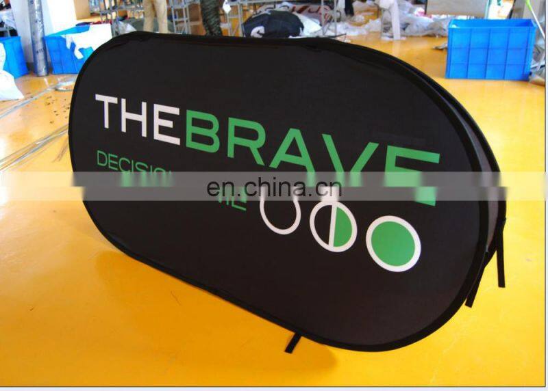 Custom advantising pop out A frame banner