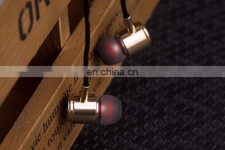 HIFI Noise canceling Metal Mobile earphone for samsung