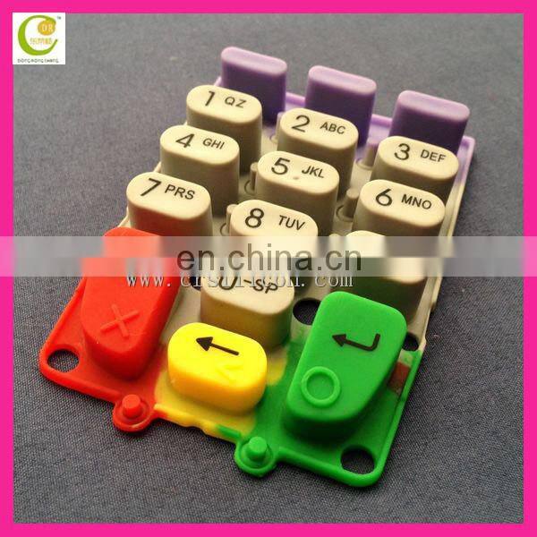 Custom Silicon Rubber button / Push button / Silicon Rubber keypad/Silicone Universal Control Keypad