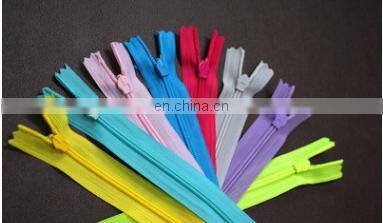 #3 nylon cloth tape lace tape invisible zipper with tear drop puller