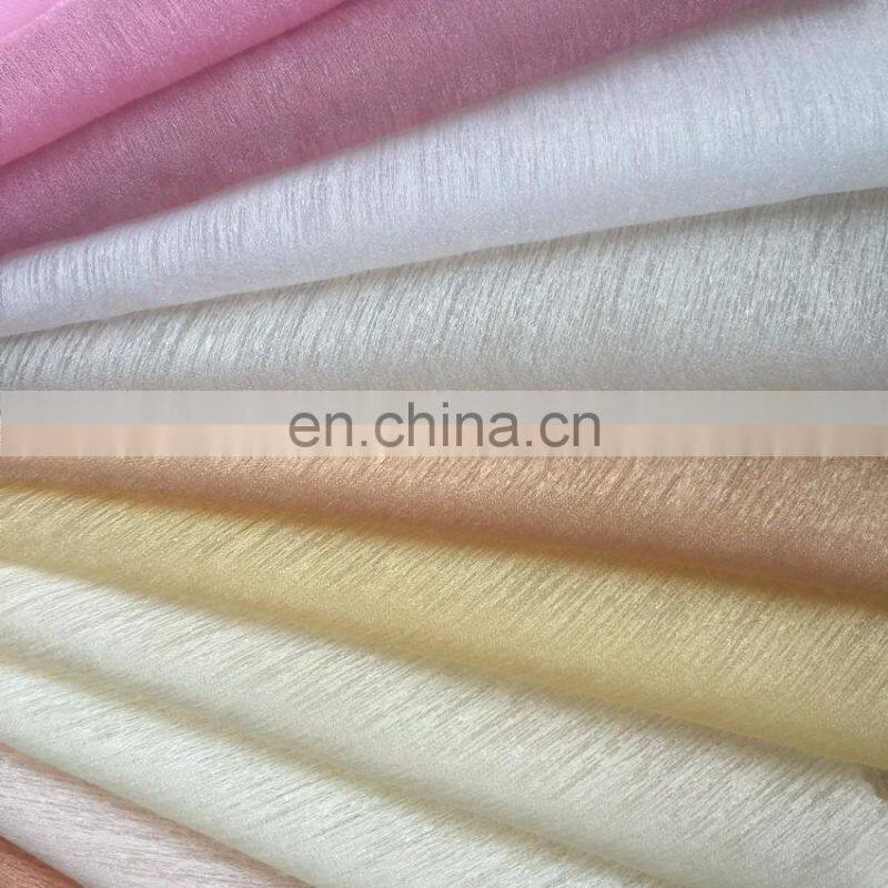 high quality glitter organza fabric for fashion dress