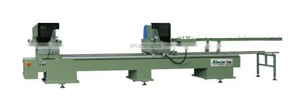 factory supply two heand window cutting machine for upvc profiles