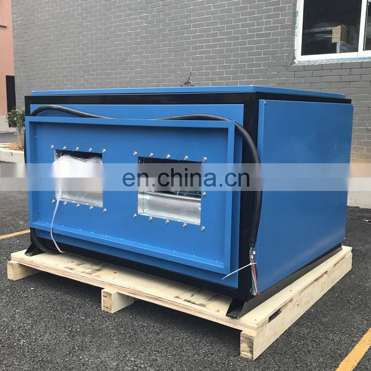 Ceiling mounted refrigerant dehumidifier compressor type