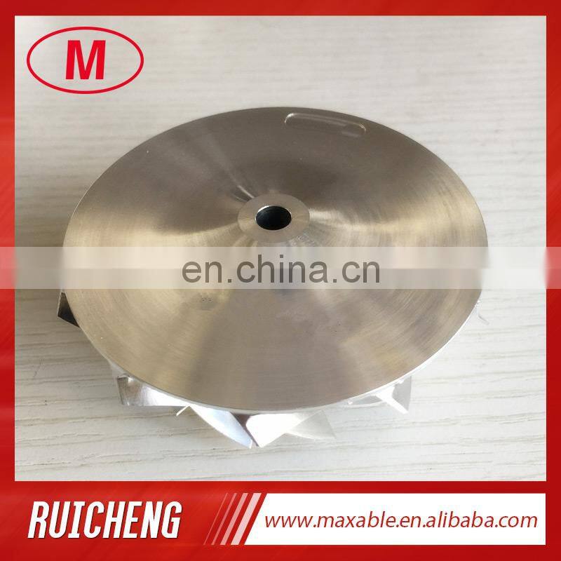 GTX3576 58.00/76.13mm 11+0 blades performance turbo Milling/aluminum 2618/billet compressor wheel for 803713-0001/700177-0042