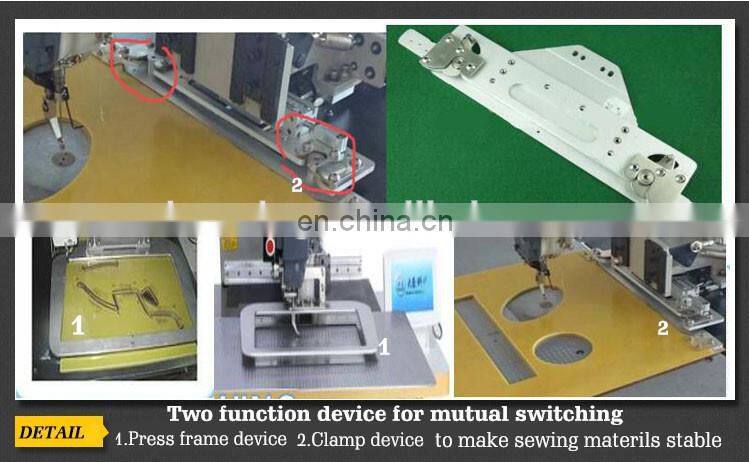 computerized lock stitch programmable pattern industrial sewing machine for garment