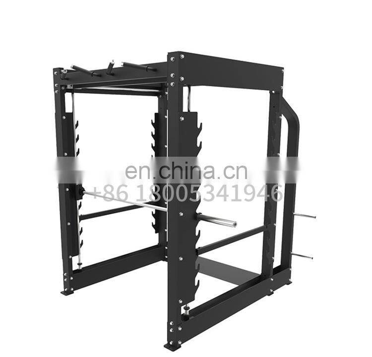 Commercial club exercise squat rack 3D Smith Machine power cage