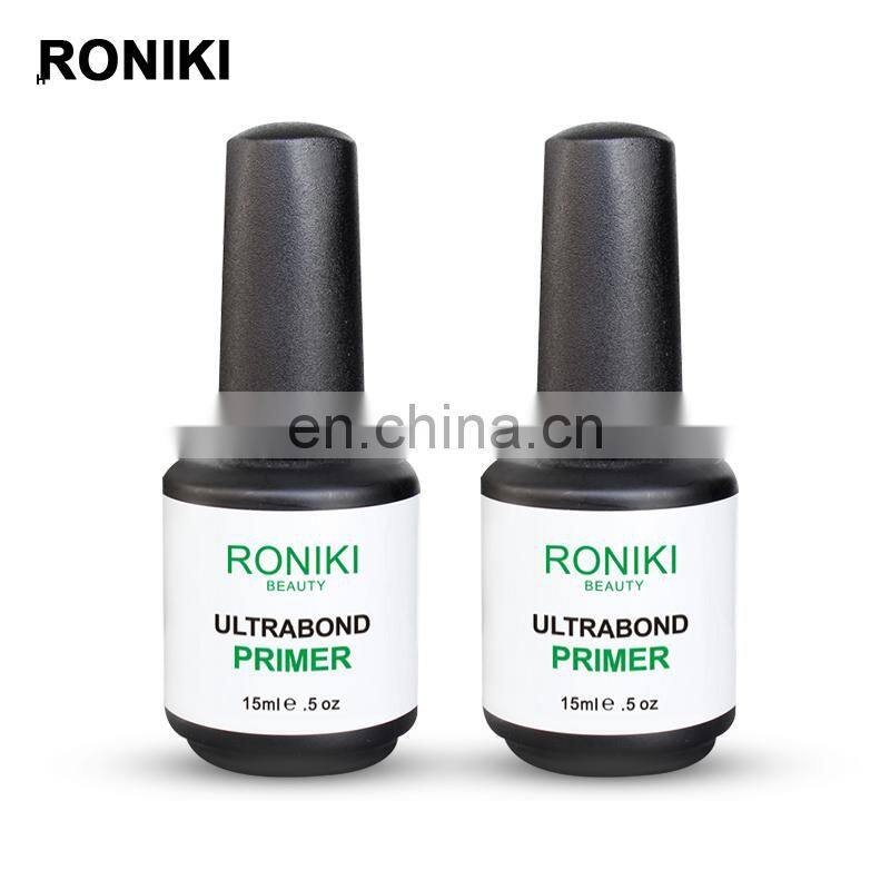 RONIKI Private Label Acrylic Nails Strong Adhesion Uv Acid Free Nail Primer UV Gel