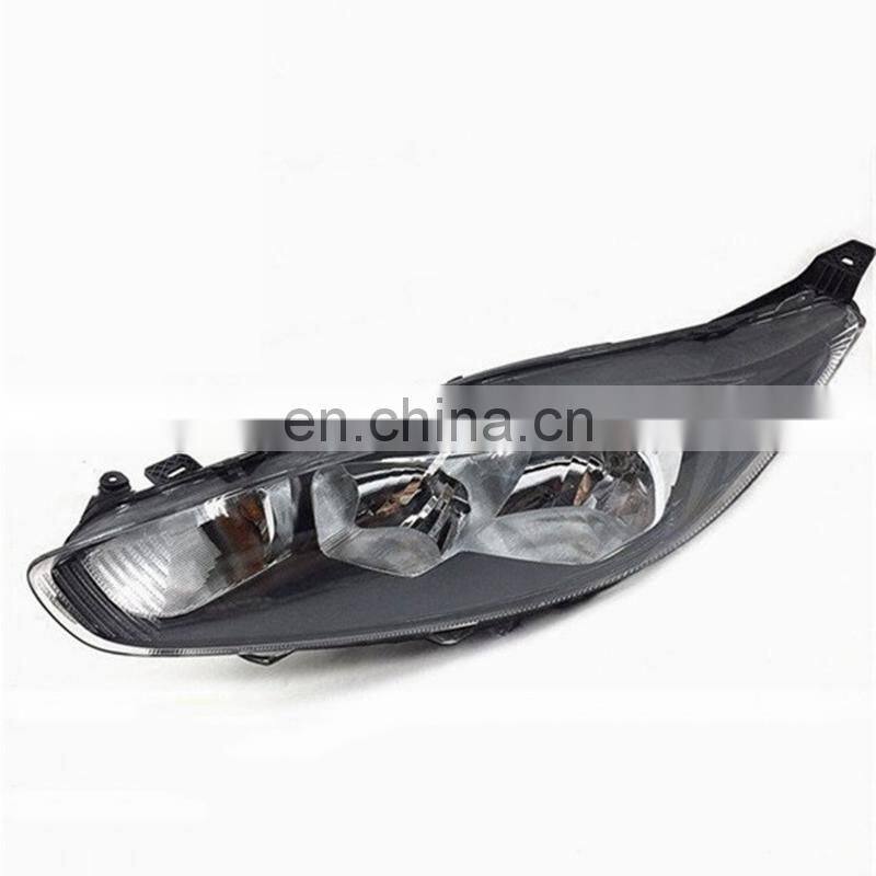 Halogen xenon led Headlamp headlight for fiesta body kit black bottom 2013 2014 2015