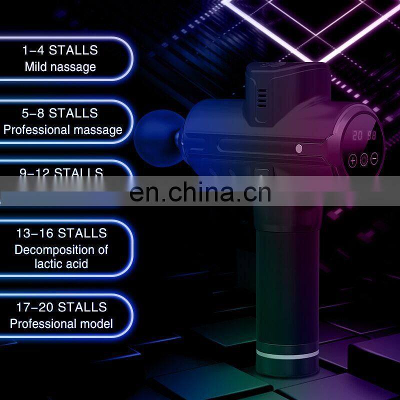 Fitness In stock Cordless Deep Tissue Muscle Vibration Massage Gun 24V Low Quantity