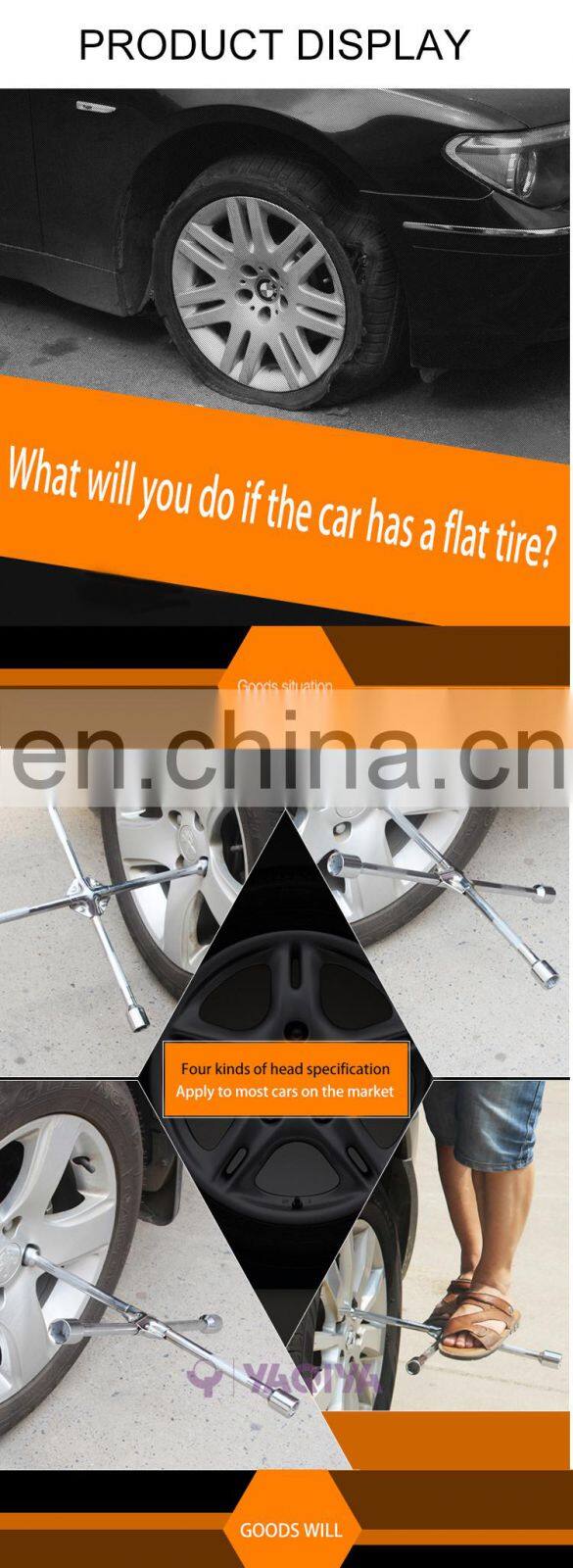 Factory Quality 20" Four Way Lug Nut Cross Wrench