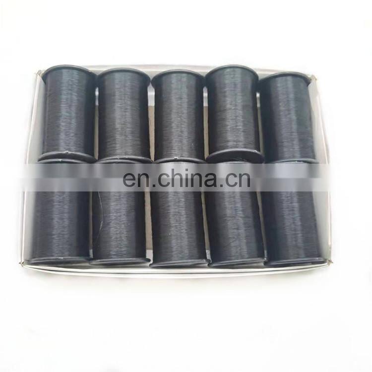Factory directly supply high tenacity 100% nylon 0.12mm black small roll nylon monofilament