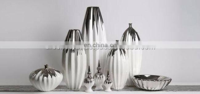 aluminum smooth shiny finished flower pot