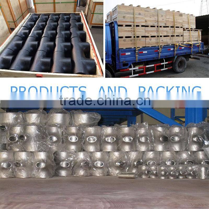 galvanized steel pipe tee reducer tube tee pipe fittings