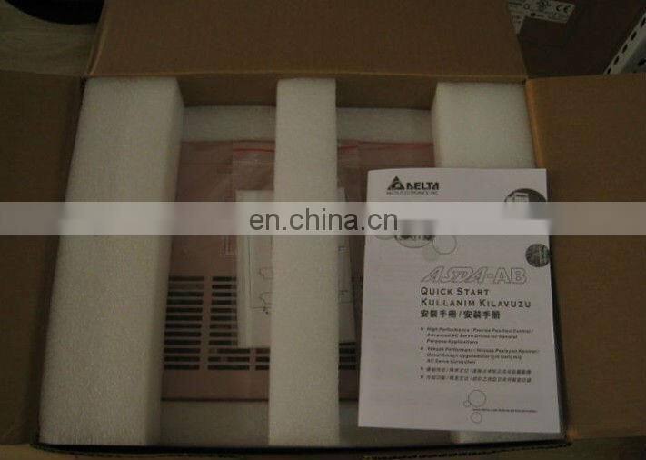 Delta ASD-A0421-AB / ECMA-C30604EC AC Servo Drive and Motor 0.4KW 400W 220V Single Phase AB Series