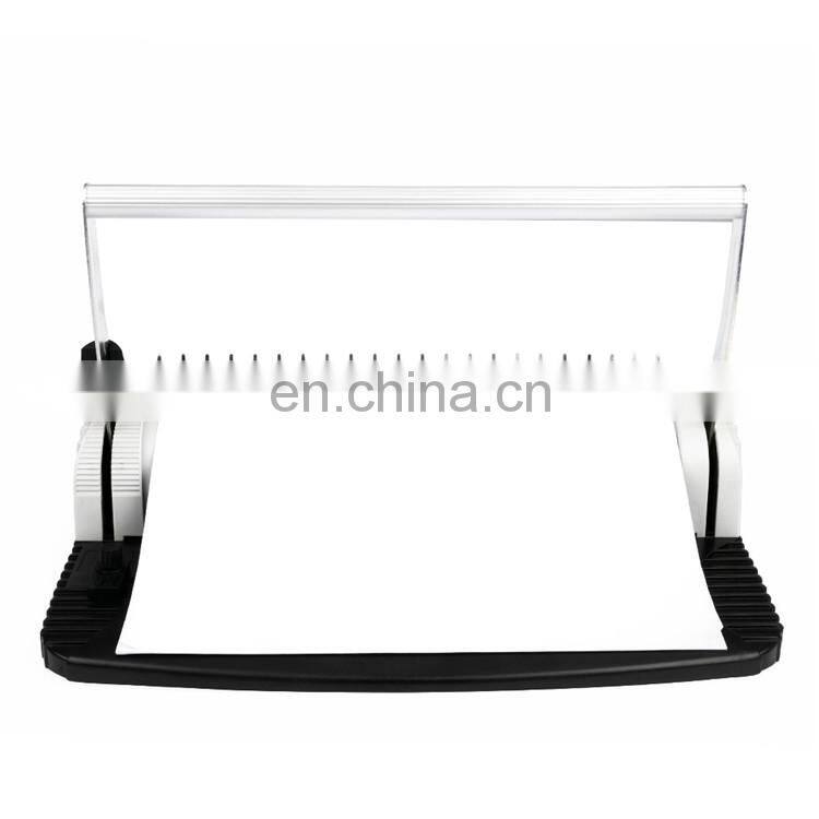 Professional Office Desktop Easy Use A4 Size Paper 150 Sheets Manual Comb Binding And Punching Binder Machine
