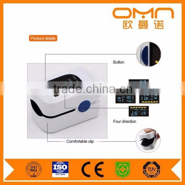 Fingertip Alarm Pulse Rate Oximeter Oxymeter Oximetry Spo2 OLED Blood Oxygen Saturation PR Meter with Wave Form