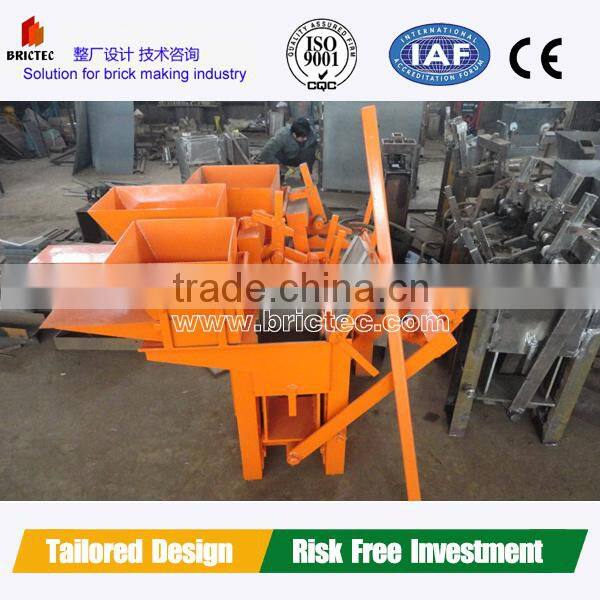 Low cost high profile small hand press block machine for Vietnam and Thailand