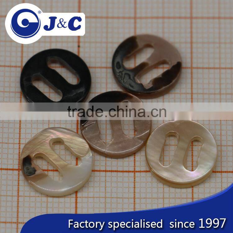 bespoke raw Black lip shell button for coat