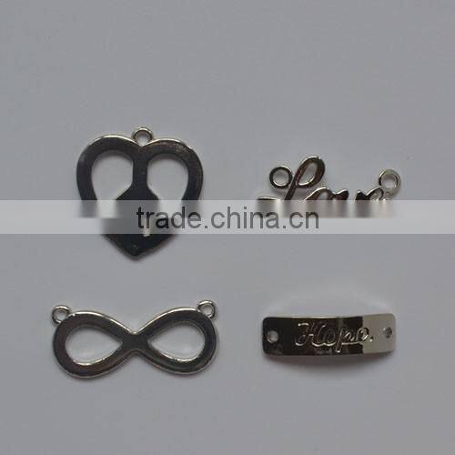 New products cheap metal wholesale charms,custom made metal logo charms