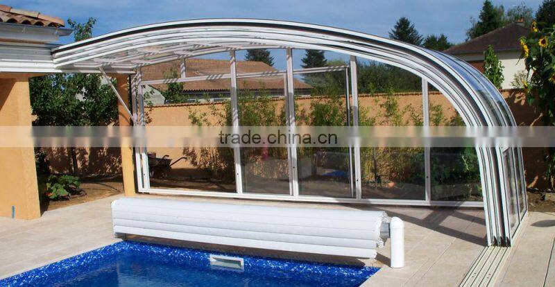 Low to mid height swimming pool cover