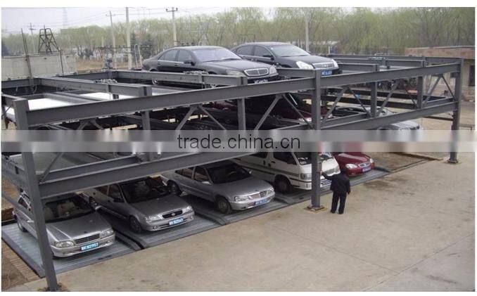 new compact outdoor lifting and sliding smart car parking system