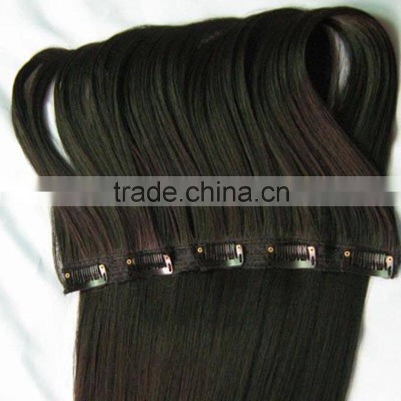 European 100% remy clip in hair sample welcomed