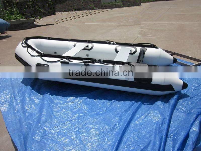 CE 2012 Hot selling Aluminum floor rescue boat 360 Inflatable Boat