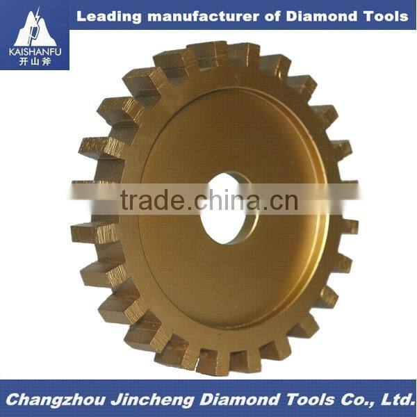 Bridge saw diamond milling wheel