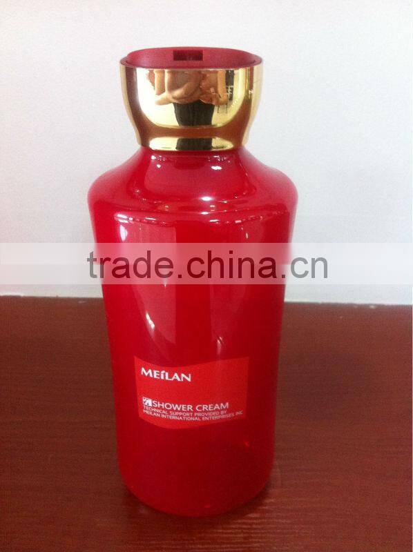 thick wall PET shower cream bottle