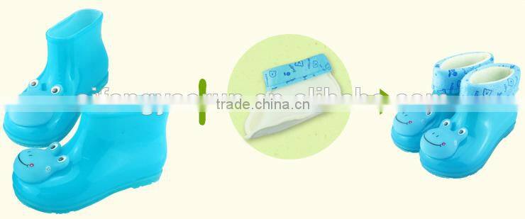 children short barreled water shoes boots crystal baby child safety antiskid rain boot