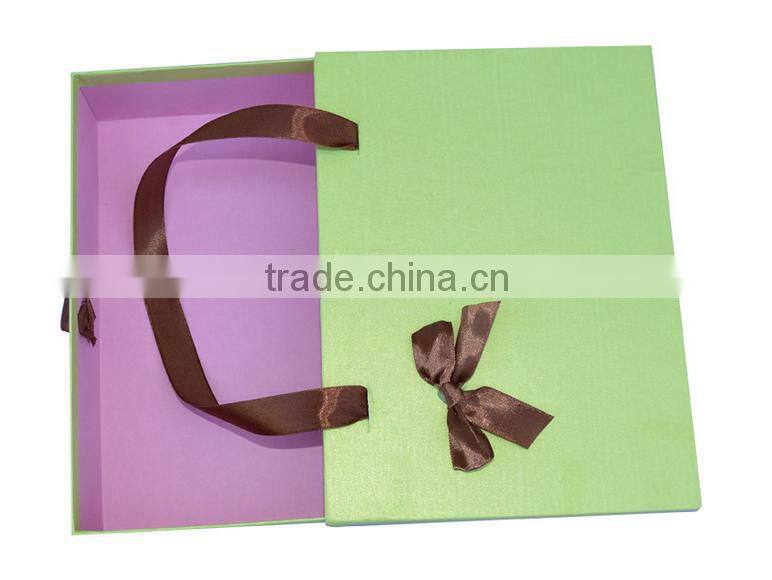 High gear green business drawer type gift box hard Valentine's Day underwear bra box