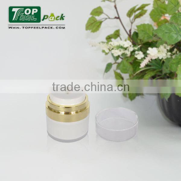 airless pump cream jar for cream , big piston for your special demands 30g 15g 50g