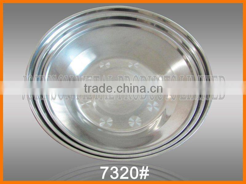 Serving Plate Decorated Lotus