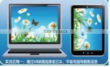 dual camera Visualizer, portable document scanner HS-5500B with 2 cameras,USB for digital document camera ,5mega pixels camera