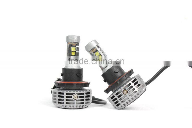 High power 60w led car headlight h4 with 5 color available