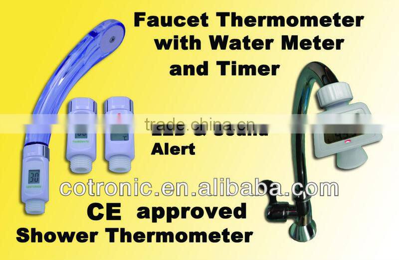 EN71-1-2-3 approval Star Shape Room Thermometer Temperature Displayer LED Color Changing Night Light Lamp for Babies Kids