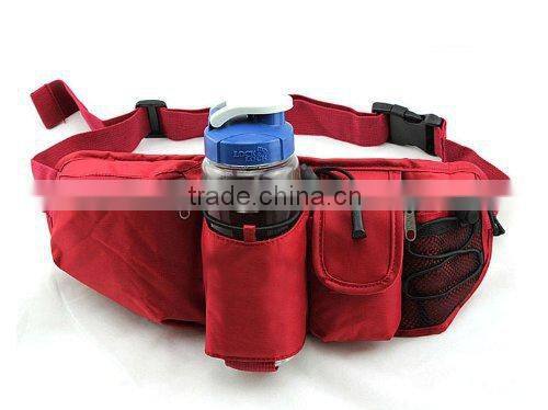 2015 Multifunctional Sports Waist bag with bottle holder, running fanny pack