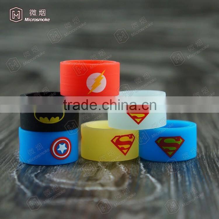 18.5x12 mm E cig custom silicone vape band China manufacture new electronic cigarette mod vape band silicon vape