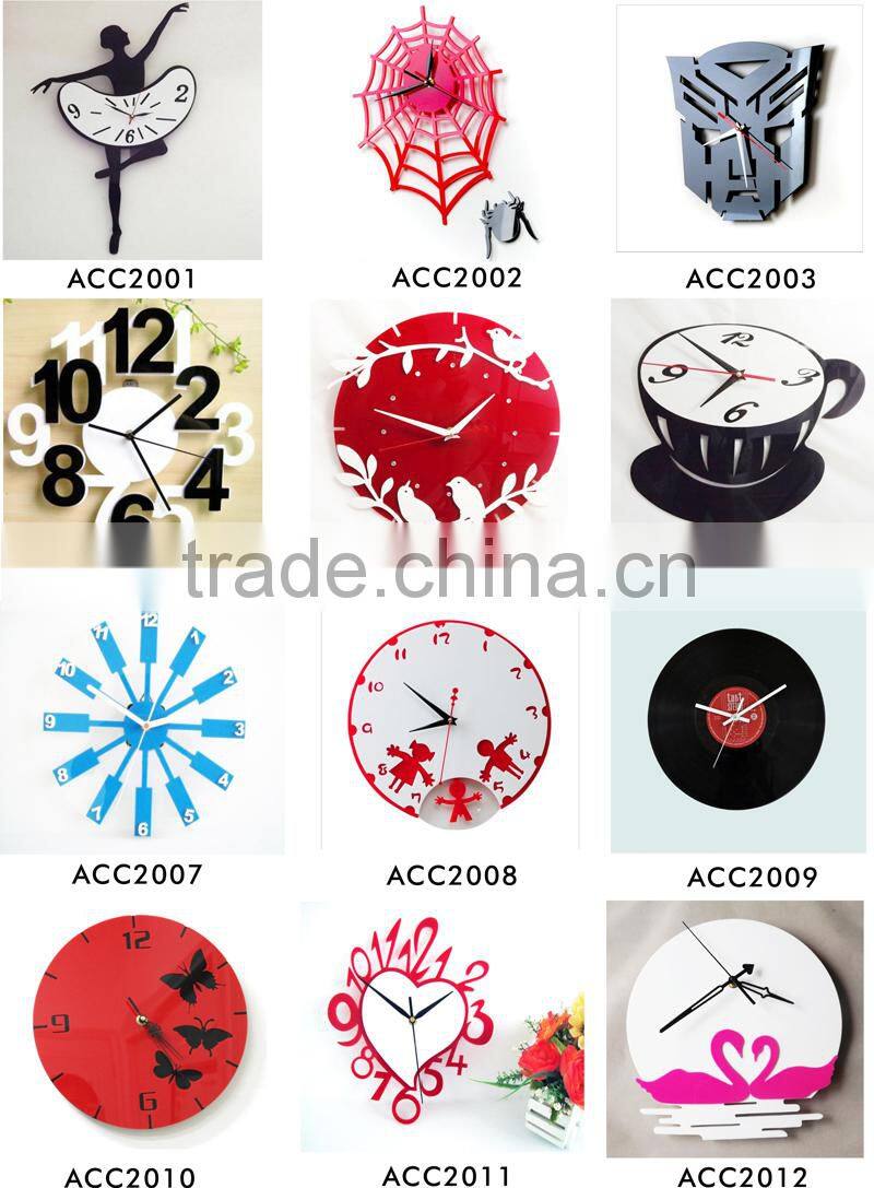 ACC2007 2015 new arrival DIY acrylic clock