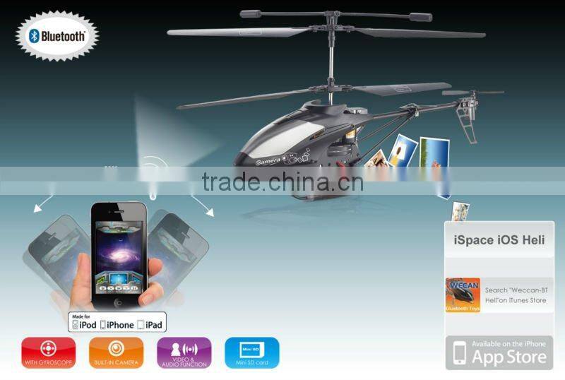 Super High Quality Gig Size Gyro 3.5channel android and apple system controllable with camera toys helicopter