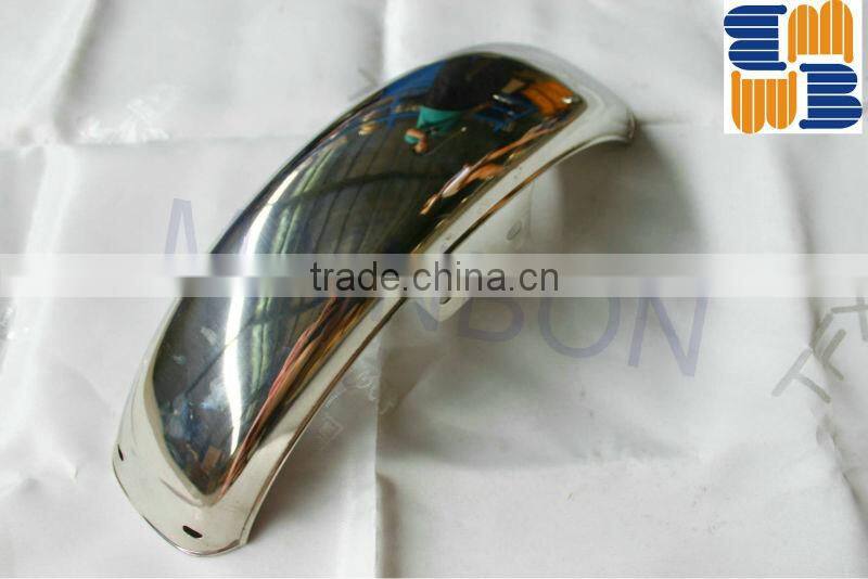 Auto rickshaw passenger tricycle high quality spare parts front fender stainless,mudguard